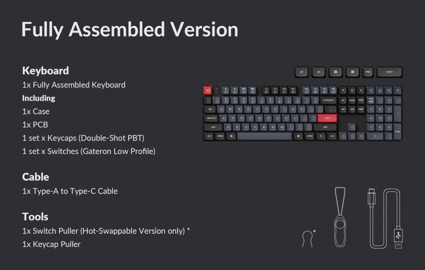 Keychron K5 Pro QMK/VIA Low-Profile Wireless Mechanical Keyboard